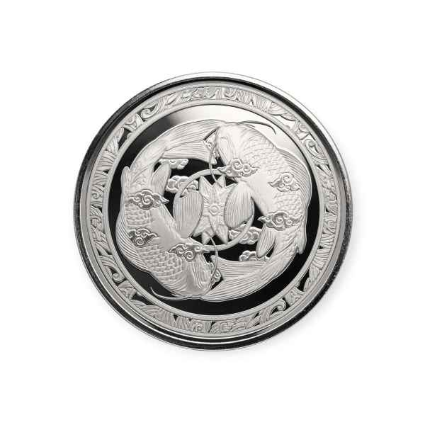Scottsdale Fiji Koi Fish 1oz Silver Coin in UK