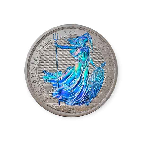 hologram Britannia 1oz silver coin