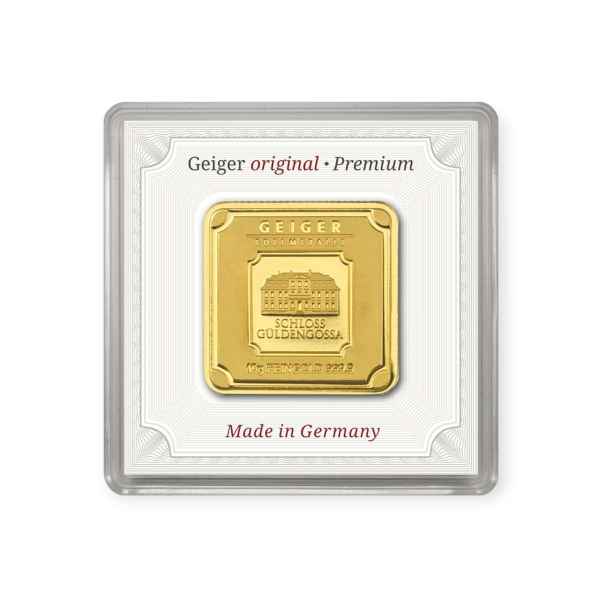 Gieger Original 10g Gold Bar