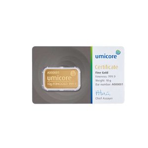 Umicore 10g Gold Bar