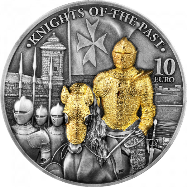 2023 Knights Of The Past 10 Euro 2oz Silver Coin