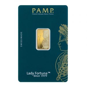 PAMP 5g 45th Anniversary Gold Bar